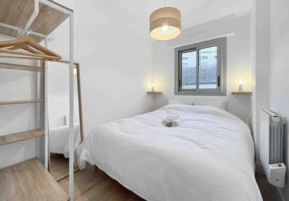 L'Escapade - Centre Ville - Parking - Balcon 렌 외부 사진